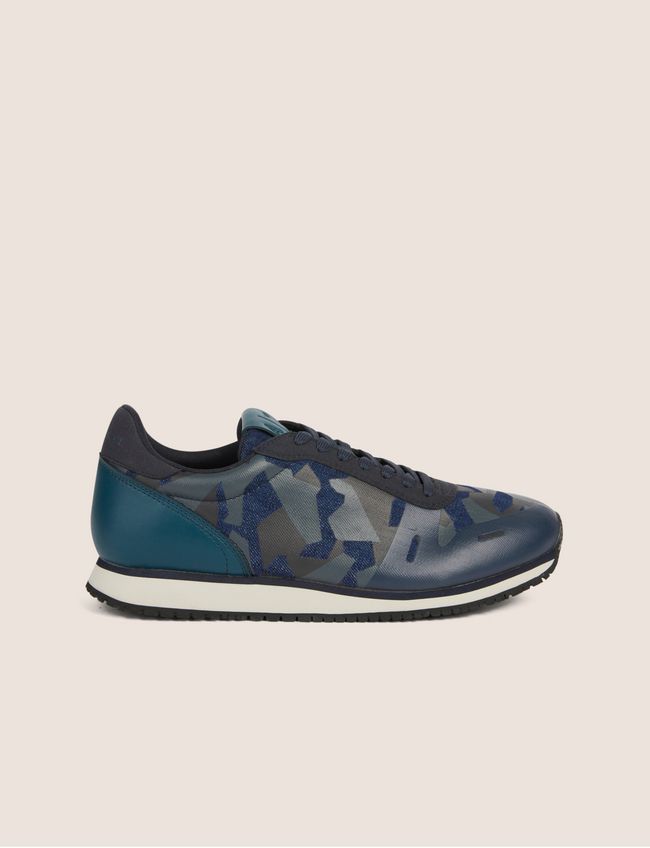 GEO CAMO CONTRAST LOW-TOP SNEAKER - Time Square Trading Co., Ltd.