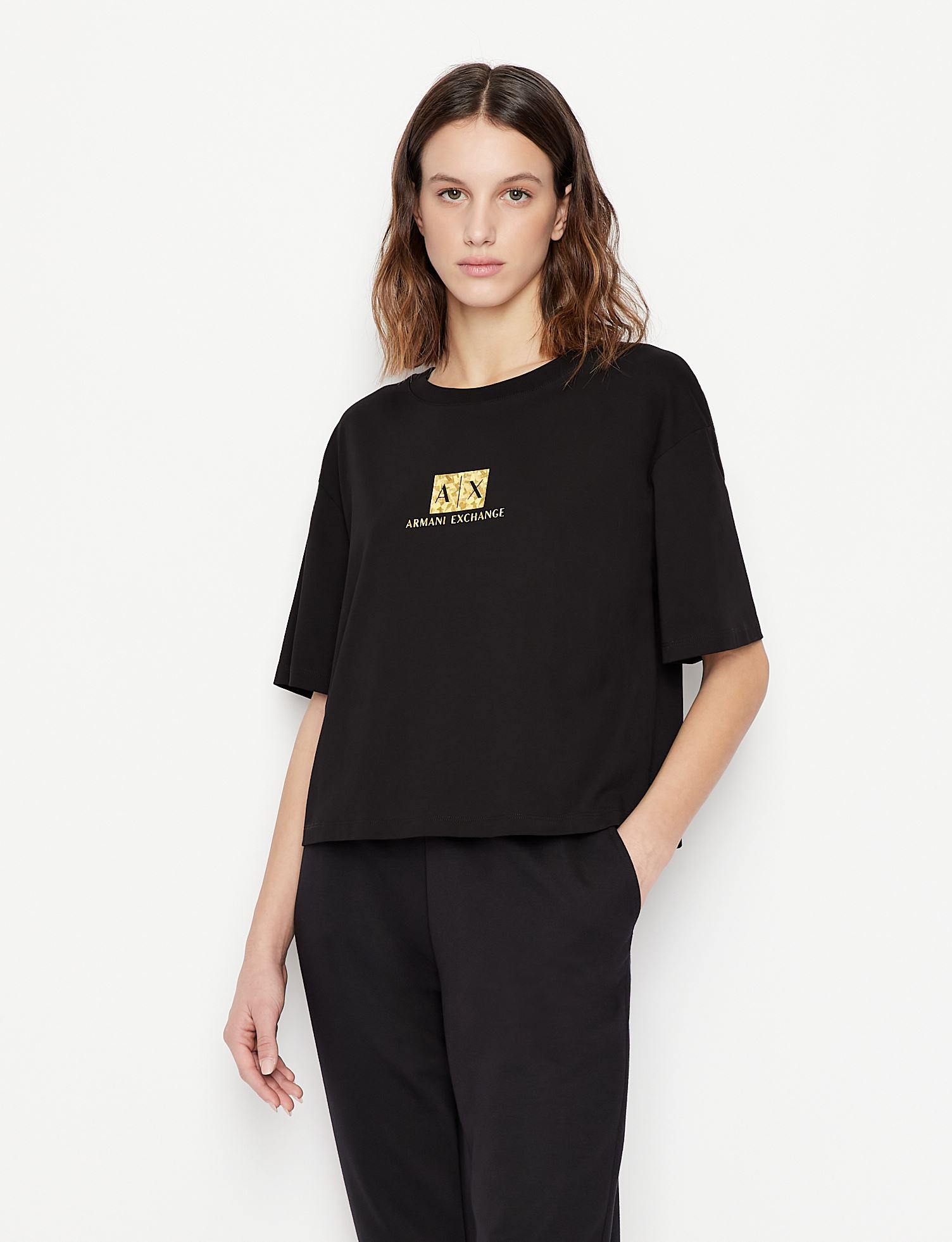 CROPPED COTTON T-SHIRT - Time Square Trading Co., Ltd.